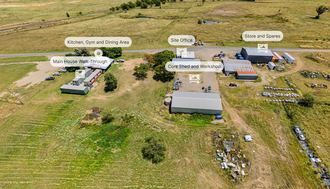 Existing site infrastructure at the Twin Hills project