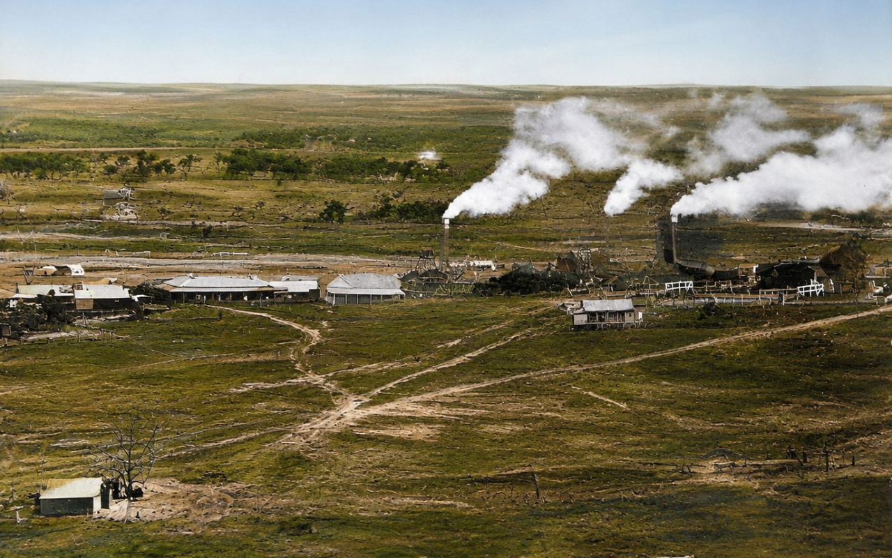 Historic Silver Spur mine site and smelter operations