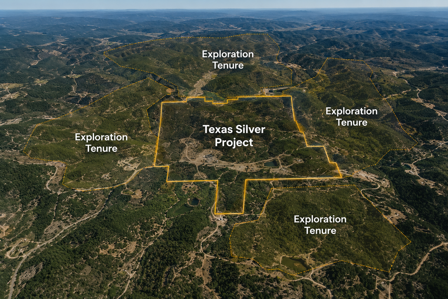 Existing mining site infrastructure
